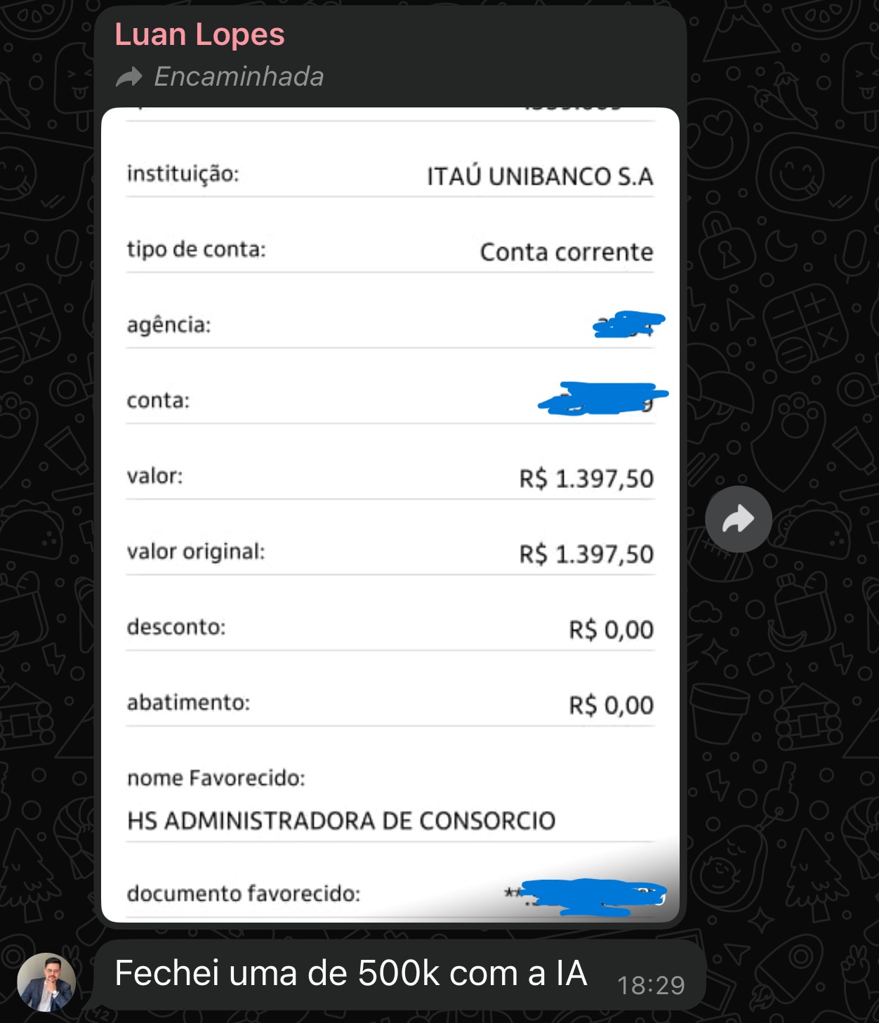 Luan Lopes: fechei uma de 500k com a IA